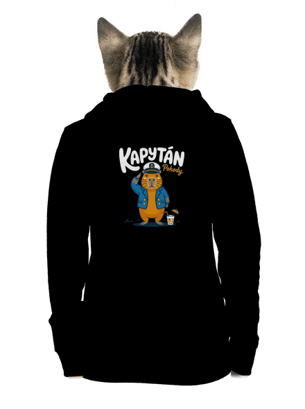 Kapytán pohody dámská mikina na zip Black