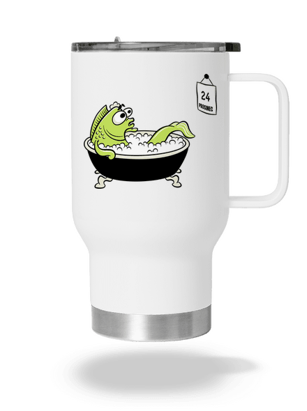 Poslední koupel termohrnek White