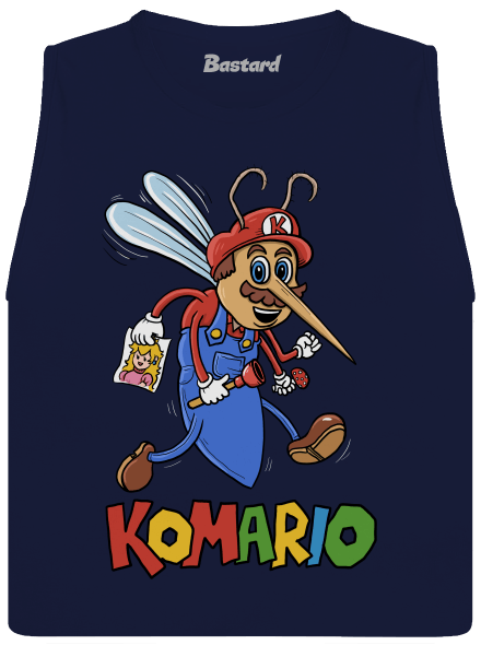 Komario dámské tílko volné Navy