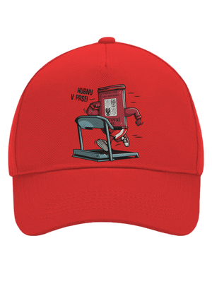 Hubnu v pase kšiltovka baseballka Classic Red