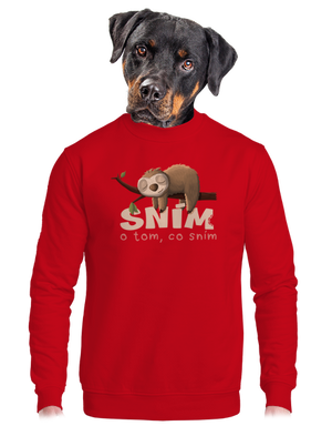 Sním o tom, co sním unisex mikina bez kapuce Red