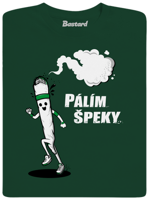 Pálím špeky pánské dlouhý rukáv Bottle Green