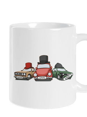 Tři veteráni klasický hrnek White