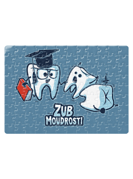 Zub moudrosti puzzle White