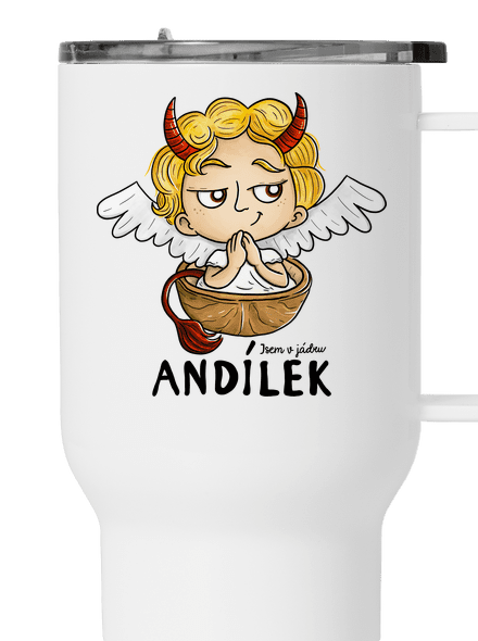 Andílek termohrnek White