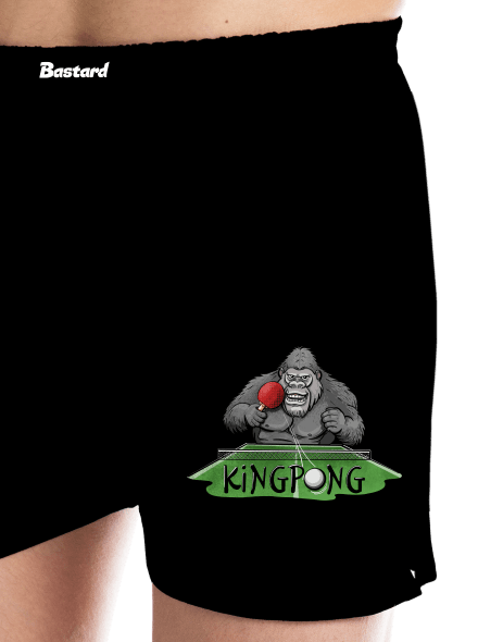 King pong pánské trenky Black