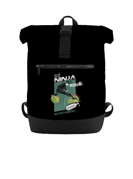 Ninja v rouši batoh Black