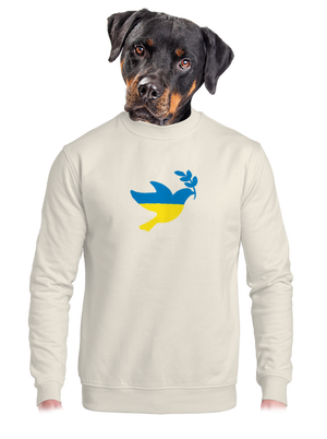 unisex mikina bez kapuce