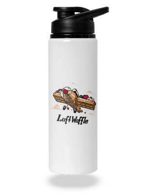 Luftwaffle lahev na vodu White