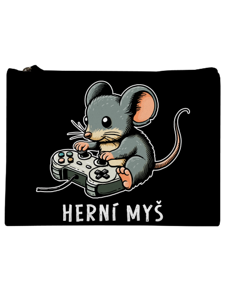 Herní myš taštička Black