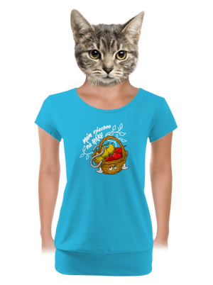 dámské tričko s lemem