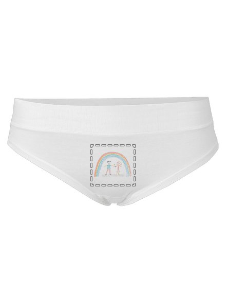 Dětské kresby - nahraj vlastní dámské kalhotky White