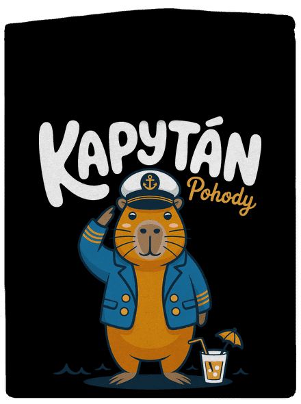 Kapytán pohody dámská mikina na zip Black