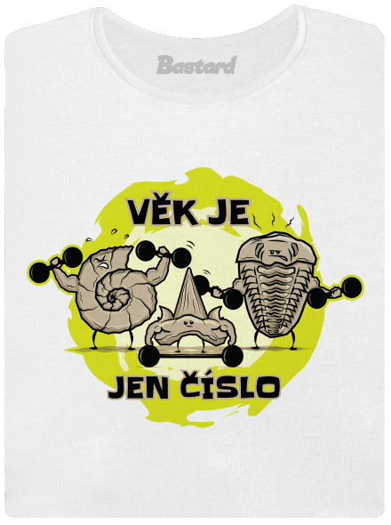 Věk je jen číslo dámské tričko s lemem White