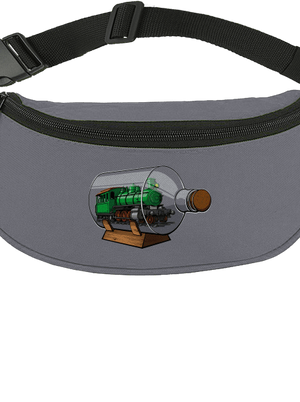 Lokomotiva v láhvi ledvinka Graphite