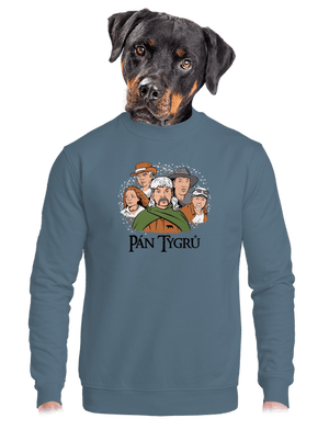 unisex mikina bez kapuce