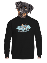 unisex mikina bez kapuce