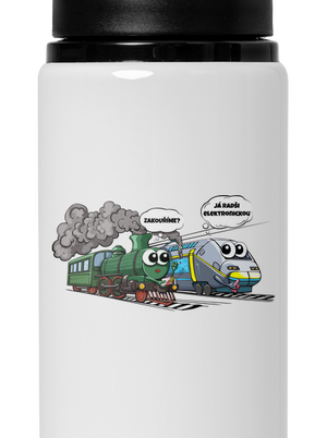 Zakouříme? lahev na vodu White