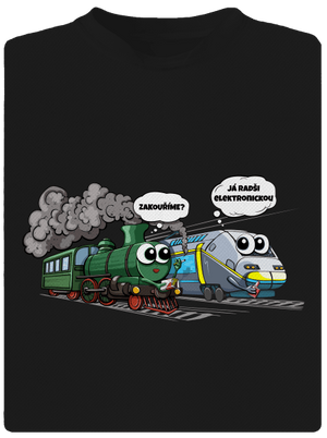 Zakouříme? pánské sportovní tričko Black