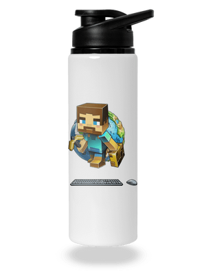 B17: Minecraft lahev na vodu White