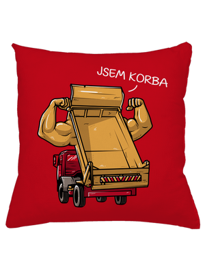 Korba polštář Red
