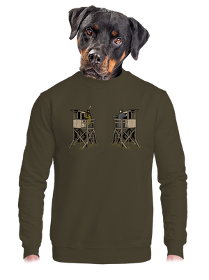 unisex mikina bez kapuce