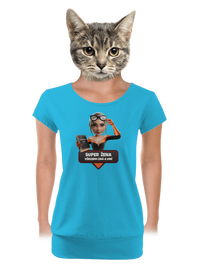 dámské tričko s lemem