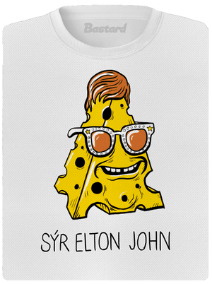 Sýr Elton John dámské sportovní tričko White