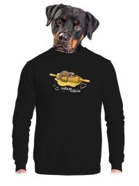 unisex mikina bez kapuce