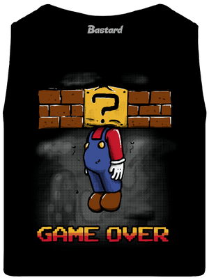 Game over pánské tílko Black