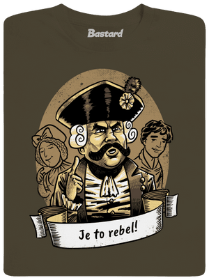 B14: S čerty nejsou žerty pánské tričko Urban Khaki