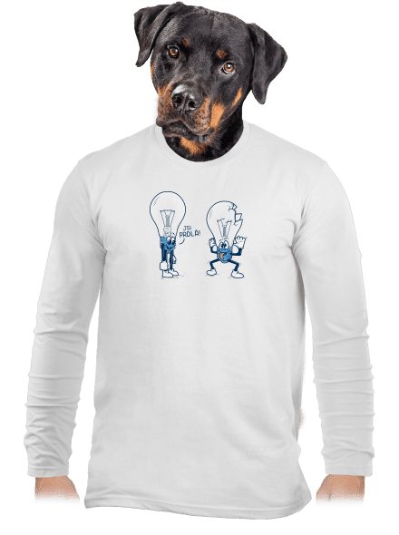 Prdlá pánské dlouhý rukáv White