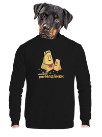 unisex mikina bez kapuce