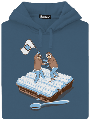 Polární expedice dámská mikina klokanka Denim