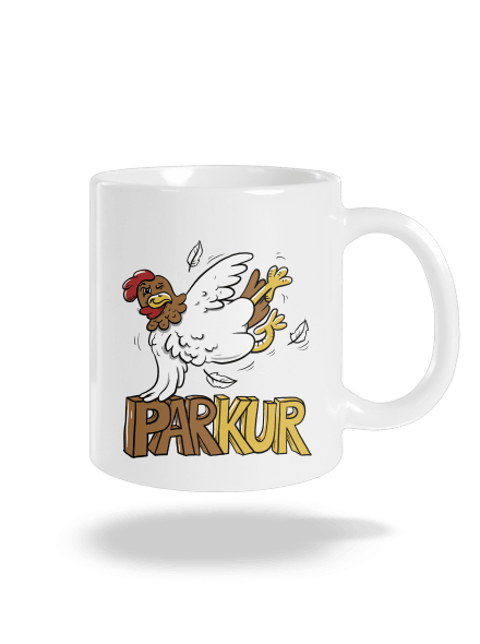 Parkur klasický hrnek White