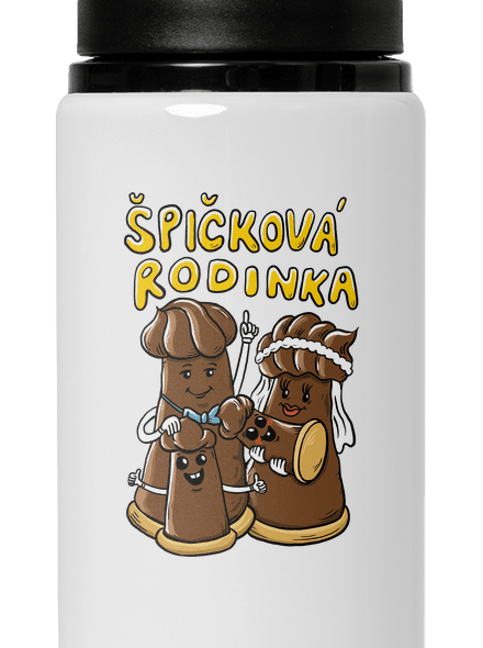 Špičková rodina II lahev na vodu White