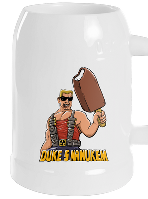 Duke s nanukem půllitr White
