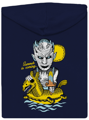 Summer is coming 2 pánská mikina na zip Navy