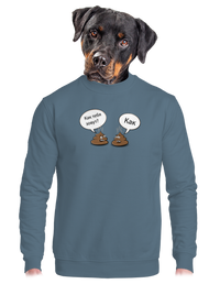 unisex mikina bez kapuce