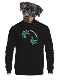 unisex mikina bez kapuce