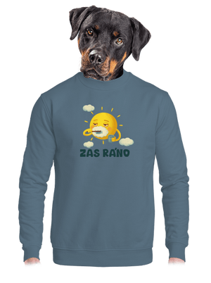 unisex mikina bez kapuce