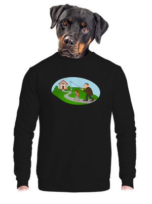 unisex mikina bez kapuce