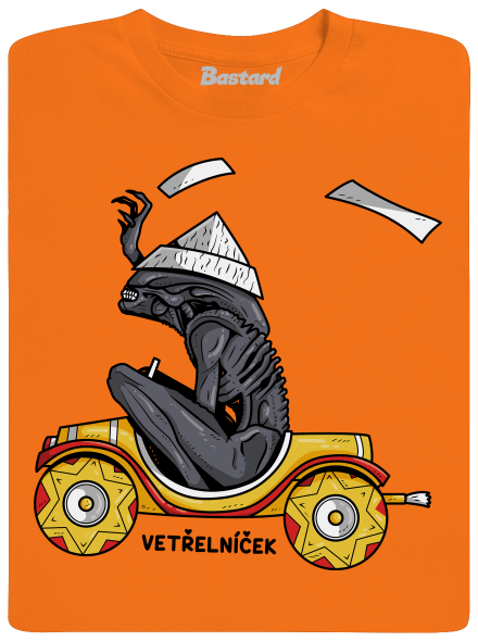 Vetřelníček pánské tričko Orange