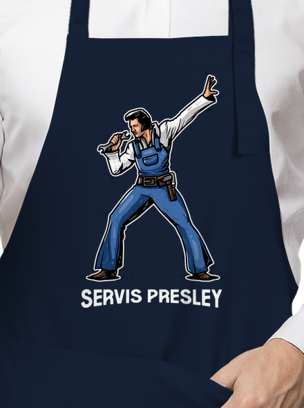 Servis Presley zástěra Navy