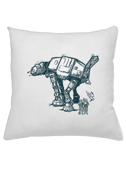 AT-AT polštář White