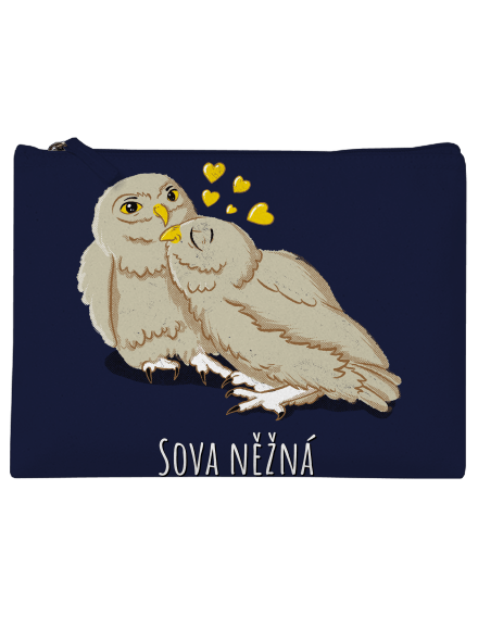 Sova něžná taštička French Navy