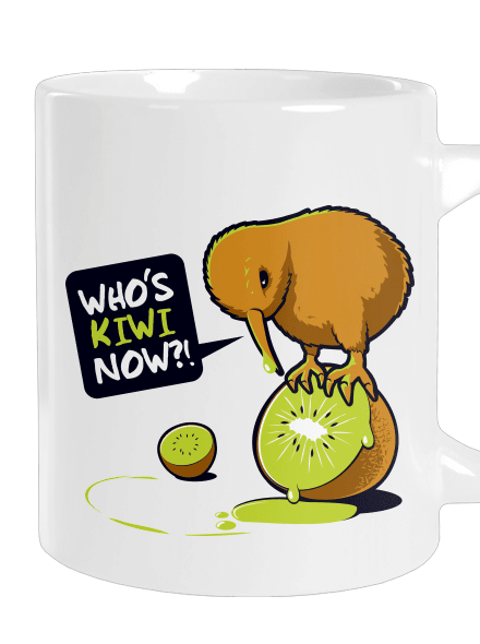 Kiwi velký hrnek White
