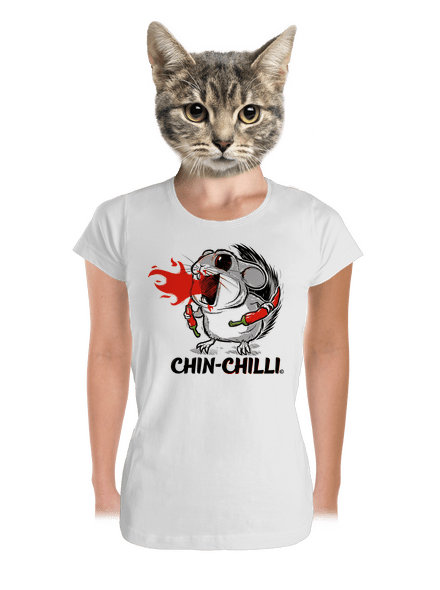Chinchilli dámské tričko premium White
