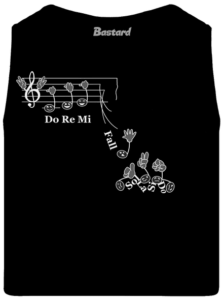 Do re mi fall pánské tílko Black