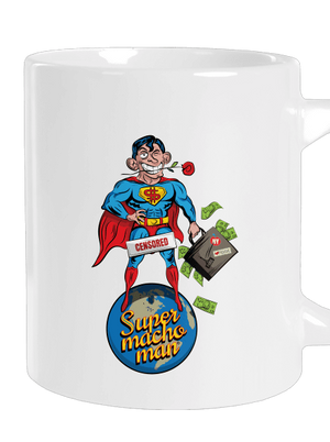 Supermachoman velký hrnek White